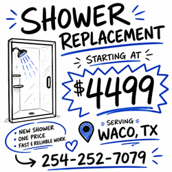 Calstar Construction - Shower Replacements Starting at $4,499!