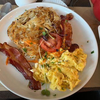Clafoutis - Bacon and Eggs - French Near Me - Santa Fe, New Mexico