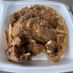 Beola's Chicken & Waffles - Chicken and waffles!