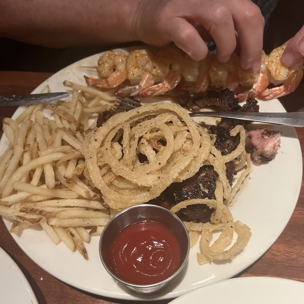 Charleston's - HAWAIIAN RIBEYE with Shrimp skewer - American Near Me - Mesa, Arizona