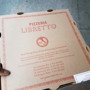 Pizzeria Libretto - Pizza box - Pizza Near Me - Toronto, Ontario Pizzeria Libretto - Pizza box - Pizza Near Me - Toronto, Ontario