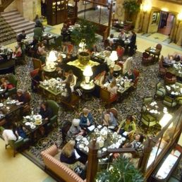 This is the setup for the afternoon tea.
