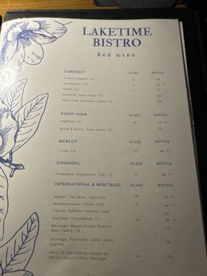 Menu photo 2 Laketime Bistro Kimberling City, MO