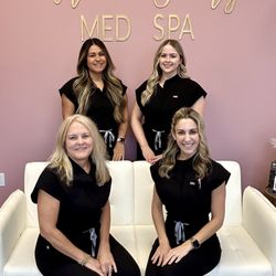 Metairie Med Spa - Our Team, Marie Patron-owner, Andrea Davis, FNP, Yessica Orta-Front Desk & Marketing, Bella Pfeifer- Esthetican