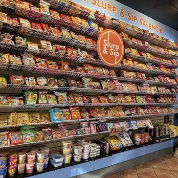 Slurp & Sip - Ramen display - Korean Near Me - Valencia, California Slurp & Sip - Ramen display - Korean Near Me - Valencia, California