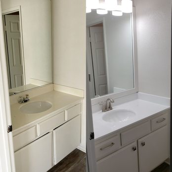 Casanova Services - Before and after of bathroom - Handyman Near Me Casanova Services - Before and after of bathroom - Handyman Near Me