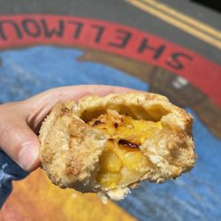 Downtown Berkeley Farmers' Market - Peach tartlet from Frog Hollow Farm