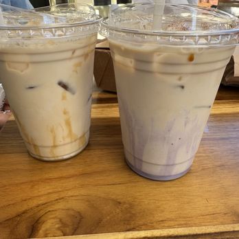 Nourish - Iced Turin latte & Iced ube le he flan latte - Grocery Near Me - Clovis, California