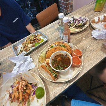 La Fonda St - Boston - Birria Tacos - 3 Per Order, Spicy Grilled Fish Tacos - 2 per order - Latin American Near Me - Boston, Massachusetts La Fonda St - Boston - Birria Tacos - 3 Per Order, Spicy Grilled Fish Tacos - 2 per order - Latin American Near Me - Boston, Massachusetts