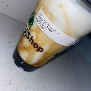 My Boba Shop - Coconut ice blend Add brown sugar - Bubble Tea Near Me - Pantego, Texas