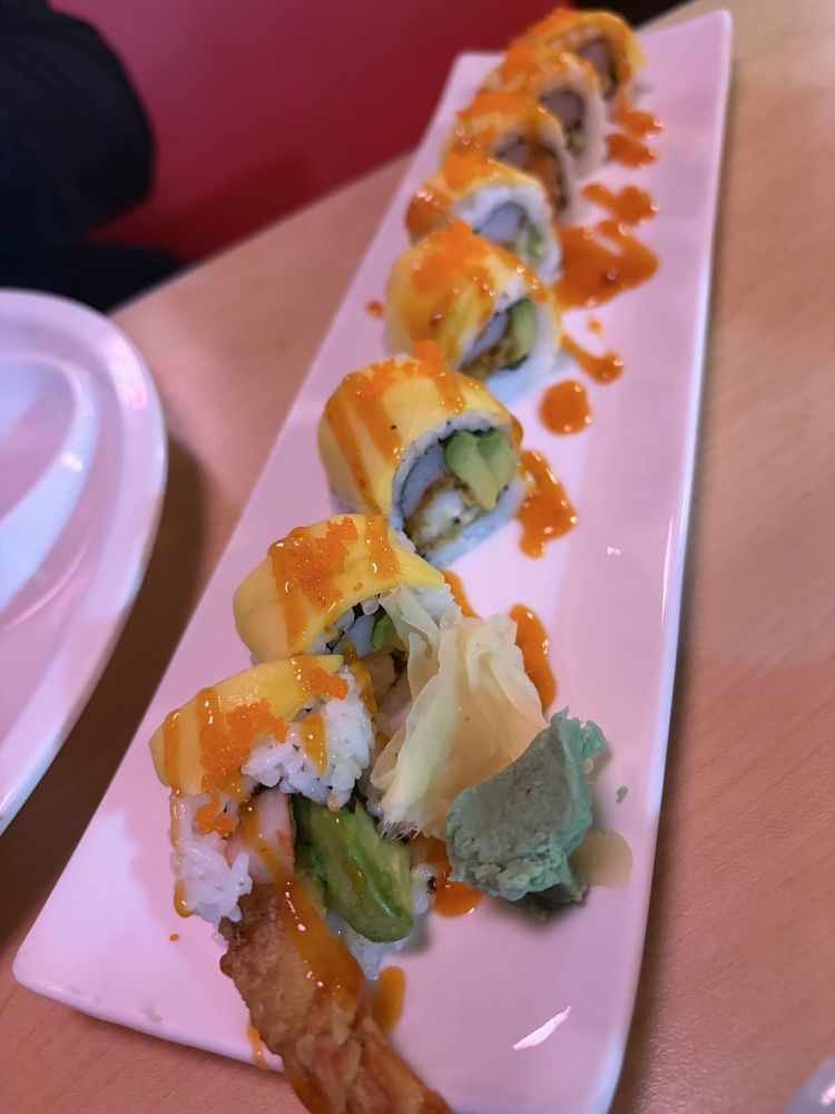 Food from Katana Ramen Sushi Hibachi