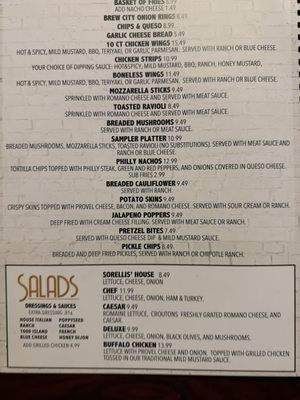 Menu photo 5 Sorellis' Italian Restaurant Cedar Hill, MO Menu photo 5 Sorellis' Italian Restaurant Cedar Hill, MO