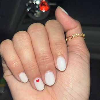 A Nails & Spa - Short gel nails. - Nail Salons Near Me - Boise, Idaho