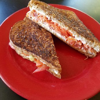 Windmill Cafe - grilled goat cheese and smoked salmon sandwich - Cafes Near Me - Santa Cruz, California