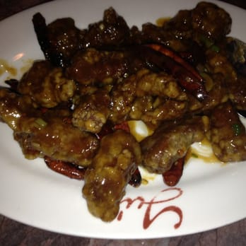 Yu's Mandarin - Szechuan beef-too pully, not crisp enough - Chinese Near Me - Schaumburg, Illinois