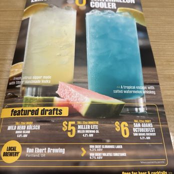 Buffalo Wild Wings - Drink Menu - Chicken Wings Near Me - Portland, Oregon Buffalo Wild Wings - Drink Menu - Chicken Wings Near Me - Portland, Oregon