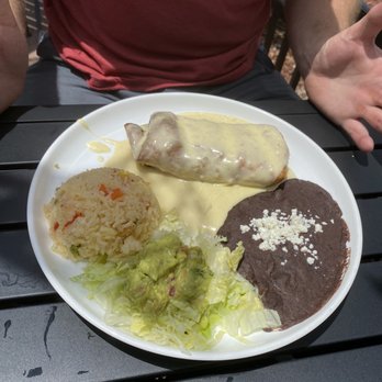 Tequila Comida & Cantina - Chicken Chimichanga with rice and beans - Mexican Near Me - Wilmington, North Carolina Tequila Comida & Cantina - Chicken Chimichanga with rice and beans - Mexican Near Me - Wilmington, North Carolina
