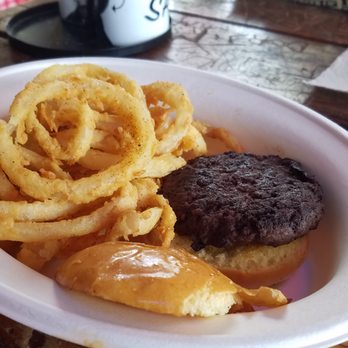 Twisted Root Burger - kids meal with onion rings - Burgers Near Me - Arlington, Texas Twisted Root Burger - kids meal with onion rings - Burgers Near Me - Arlington, Texas