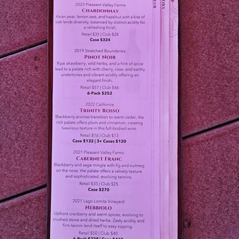 Soquel Vineyards - Wine tasting menu - Wineries Near Me - Soquel, California Soquel Vineyards - Wine tasting menu - Wineries Near Me - Soquel, California