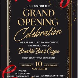 Bumble Bear Coffee - Grand opening