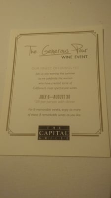 Menu photo 8 The Capital Grille Cherry Hill, NJ Menu photo 8 The Capital Grille Cherry Hill, NJ