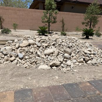 Brandmark Landscape - 5 tons of junk rock removed. - Landscaping Near Me - Las Vegas, Nevada