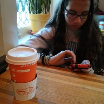 Jittery Joe's - Mickey's orange phone goes nicely with the orange cups here. - Coffee & Tea Near Me - Athens, Georgia Jittery Joe's - Mickey's orange phone goes nicely with the orange cups here. - Coffee & Tea Near Me - Athens, Georgia