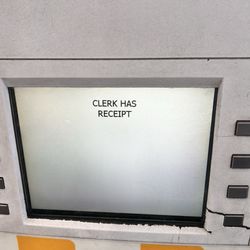 Shell - Pet peeve. The clerk did not pay for my gas......