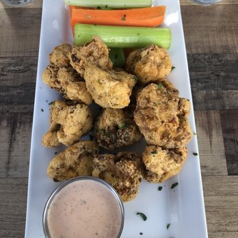 Ember & Greens - Sriracha Cauliflower Bites - New American Near Me - Houston, Texas Ember & Greens - Sriracha Cauliflower Bites - New American Near Me - Houston, Texas