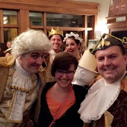 Muncie Civic Theater - Posing with a few characters from Beauty and the Beast!