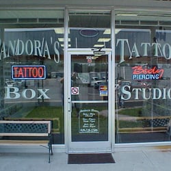 Pandora's Box Tattoo & Body Piercing Studio - Front of Shop