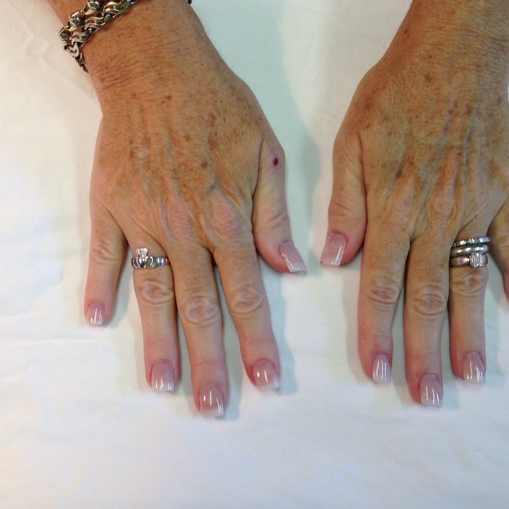 Bliss Salon And Spa - My beautiful manicure (still wet) - Hair Salons Near Me - Myrtle Beach, South Carolina