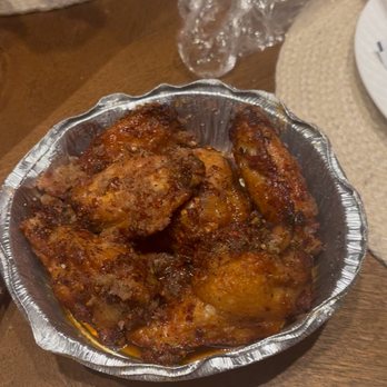 Rance's Chicago Pizza - Bourbon Maple Bacon Wings dowsed in flavor and juice - Pizza Near Me - Costa Mesa, California Rance's Chicago Pizza - Bourbon Maple Bacon Wings dowsed in flavor and juice - Pizza Near Me - Costa Mesa, California