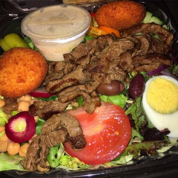 George's Kitchen - Goat cheese salad with steak--yum yum - Salad Near Me - Phoenix, Arizona
