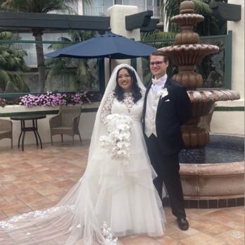 Bahia Resort Hotel - Fountain courtyard outside the Shell Ventana ballroom - San Diego, CA