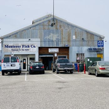 Monterey Fish Company - parking lot with cars parked in front of building - Seafood Markets Near Me - Monterey, California Monterey Fish Company - parking lot with cars parked in front of building - Seafood Markets Near Me - Monterey, California