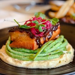 Lemon & Thyme - Pork belly and black garlic bbq