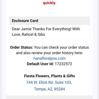 Fiesta Flowers, Plants & Gifts - INITIAL ISSUE - Florists Near Me - Tempe, Arizona Fiesta Flowers, Plants & Gifts - INITIAL ISSUE - Florists Near Me - Tempe, Arizona