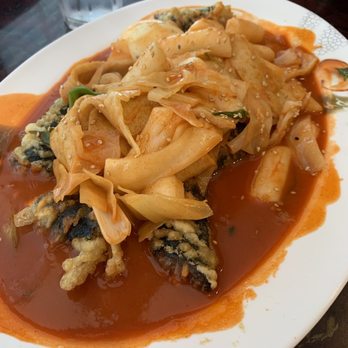 Kim Bob Na Ra - E2. Ddukbokki + Kim Mal Yi combo. This was amazingly delicious!! - Korean Near Me - Ellicott City, Maryland Kim Bob Na Ra - E2. Ddukbokki + Kim Mal Yi combo. This was amazingly delicious!! - Korean Near Me - Ellicott City, Maryland