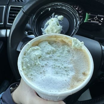 Guayoyo Café - Pistachio latte foam - Coffee & Tea Near Me - Pleasant Grove, Utah