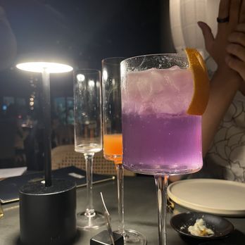 Amazonia Nikkei - Butterfly Pea Spritz - Japanese Near Me - Miami Lakes, Florida