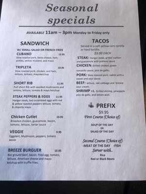 Menu photo 8 Breeze Cuisine Shelton, CT