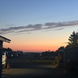 Andersen's RV Park - Sunset from patio of cottage b