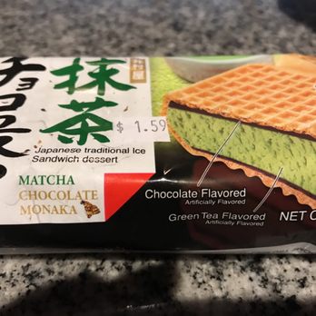 Asian Market - Matcha green tea and chocolate ice cream sandwich - International Grocery Near Me - Baton Rouge, Louisiana Asian Market - Matcha green tea and chocolate ice cream sandwich - International Grocery Near Me - Baton Rouge, Louisiana