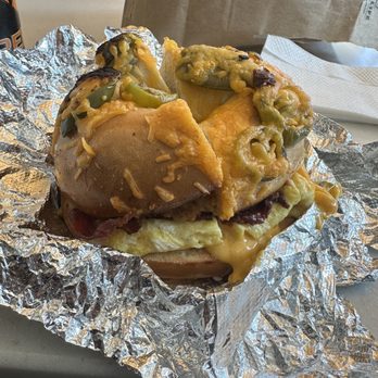NY Bagel - 2 Eggs with Any 1 Meat & Cheese Jalapeño bagel, turkey sausage, bacon, egg, and cheese - Bagels Near Me - Fullerton, California NY Bagel - 2 Eggs with Any 1 Meat & Cheese Jalapeño bagel, turkey sausage, bacon, egg, and cheese - Bagels Near Me - Fullerton, California