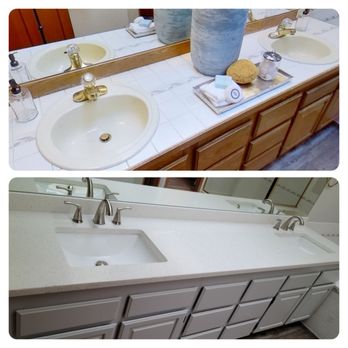 Flooring N More - Bathroom countertop - Cabinetry Near Me - Kent, Washington