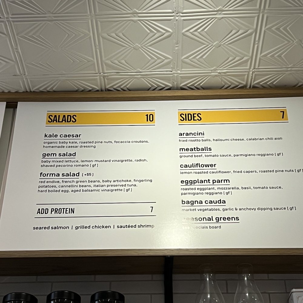 Forma Pasta Factory - menu - Pasta Shops Near Me - Brooklyn, New York Forma Pasta Factory - menu - Pasta Shops Near Me - Brooklyn, New York