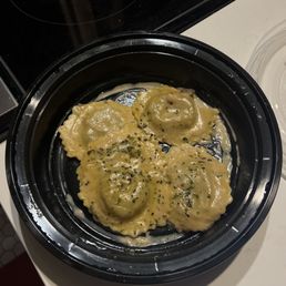 6 raviolis for $20 lol (they were also ice cold inside and taste bad like they were frozen and thrown in a microwave)