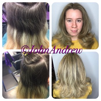 John-Andrew's Beauty Box - Bright Blonde before and after - Hair Stylists Near Me - La Miranda, California John-Andrew's Beauty Box - Bright Blonde before and after - Hair Stylists Near Me - La Miranda, California