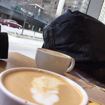 Dollop Coffee - The two big chairs are our fave. Comfy and cozy. - Cafes Near Me - Chicago, Illinois